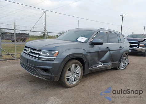 2019 Volkswagen Atlas 3.6L V6 Sel Premium from USA, damaged, VIN 1V2NR2CA7KC533054